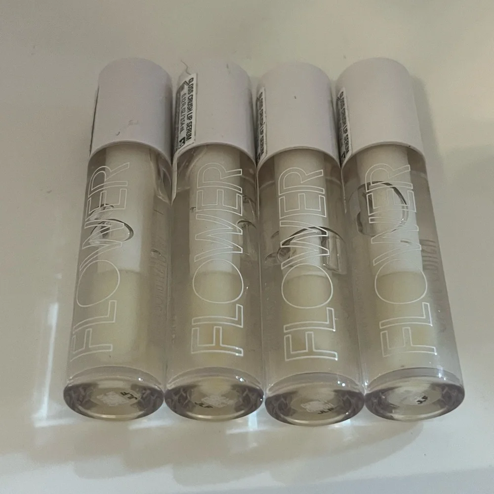 Flower Gloss Crush Lip Serum‎ Clear Crush Sealed Size 3.54mL-4 Available $10each